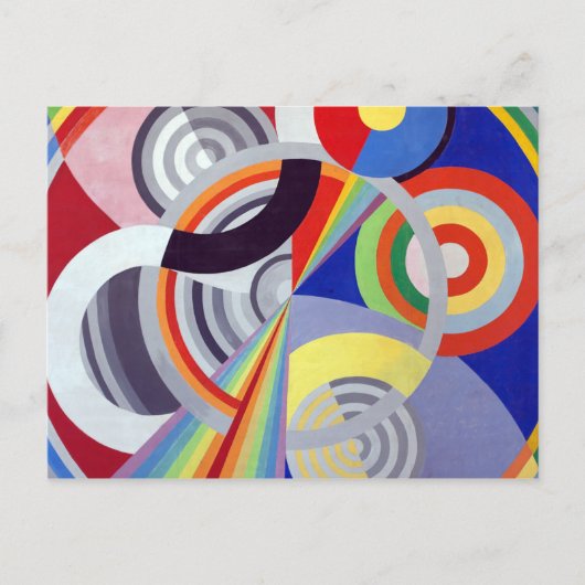 Rhythm 1 von Robert Delaunay Postkarte (Vorderseite)