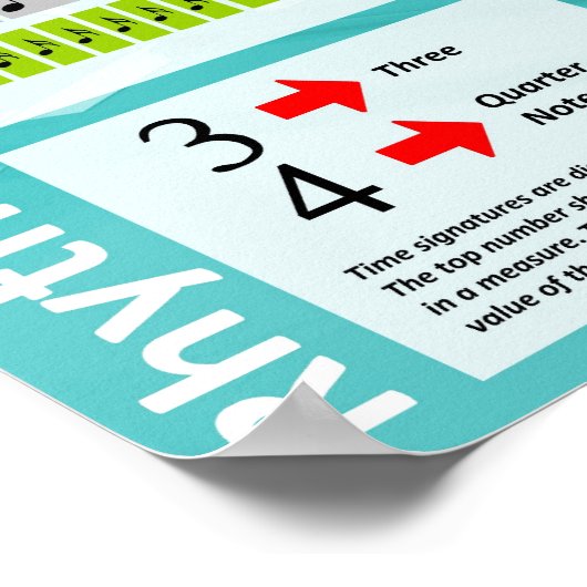 Rhythm Basics Poster (Britisch-Englisch) (Ecke)