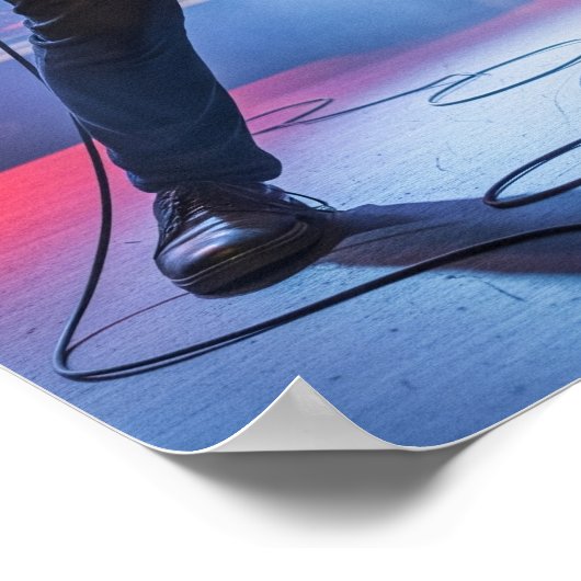 Rhythm Guitarist Poster (Ecke)