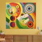 Rhythm Joie de vivre von Robert Delaunay 1930 Leinwanddruck (Insitu (Wohnzimmer))