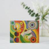 Rhythm Joie de vivre von Robert Delaunay 1930 Postkarte (Stehend Vorderseite)