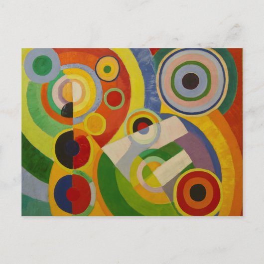 Rhythm Joie de vivre von Robert Delaunay 1930 Postkarte (Vorderseite)