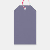 Rhythm Lila Solid Schlicht Color Geschenkanhänger (Rückseite)