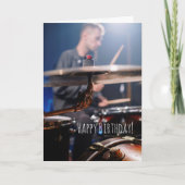 Rhythm Method Funny Drummer Percussionist Birthday Karte (Vorderseite)