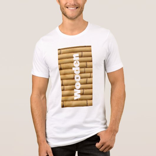 “Rhythm of Bamboo” “Natural Lines” “Bamboo Texture Tri-Blend Shirt (Vorderseite)