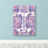 Rhythm of the Deep: Abstract Expression Leinwanddruck (Insitu (Holzboden))