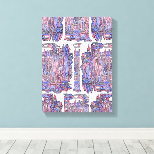 Rhythm of the Deep: Abstract Expression Leinwanddruck (Insitu (Holzboden))