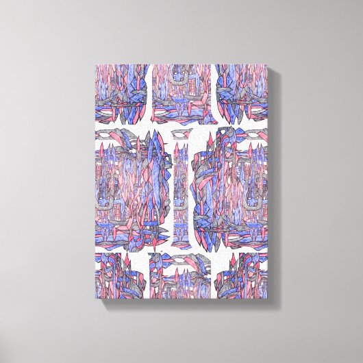 Rhythm of the Deep: Abstract Expression Leinwanddruck (Vorderseite)