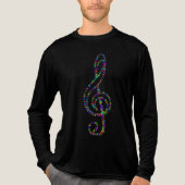 Rhythm Pulse: Chromatic Clef Tee (Vorderseite)