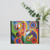 Rhythm von Robert Delaunay Postkarte (Stehend Vorderseite)