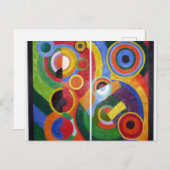 Rhythm von Robert Delaunay Postkarte (Vorne/Hinten)
