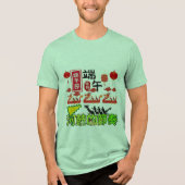 Rhythmen der grünen Fluss-Trommel Tri-Blend Shirt (Vorderseite)