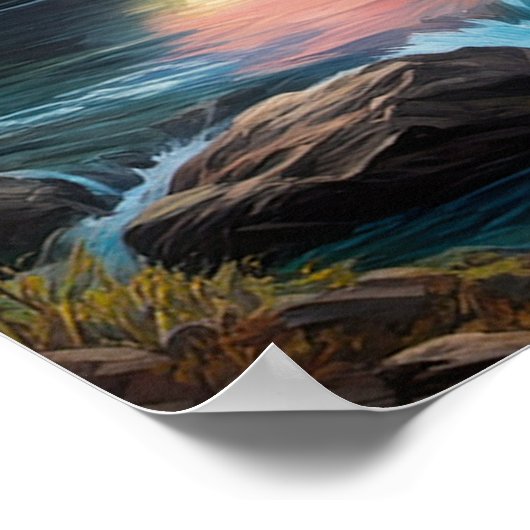 Rhythmen der Natur Poster (Ecke)