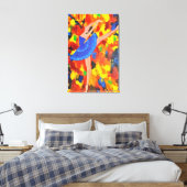 Rhythmen des Feuers Leinwanddruck (Insitu (Schlafzimmer))