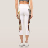 Rhythmen des Überflusses: Freude nach der Ernte Capri Leggings (Rückseite)