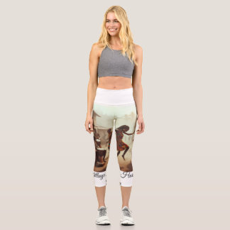Rhythmen des Überflusses: Freude nach der Ernte Capri Leggings