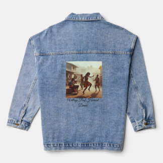 Rhythmen des Überflusses: Freude nach der Ernte Jeansjacke