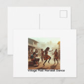 Rhythmen des Überflusses: Freude nach der Ernte Postkarte (Vorne/Hinten)