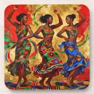 Rhythmen in Farbe – Black History Celebration Getränkeuntersetzer