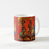 Rhythmen in Farbe – Feier der Schwarzen Geschichte Kaffeetasse (VorderseiteRechts)