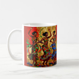 Rhythmen in Farbe – Feier der Schwarzen Geschichte Kaffeetasse