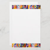 "RHYTHMEN VON FIDSCHI " BRIEFPAPIER (Vorne/Hinten)