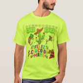 Rhythmen von Mexico Limette T-Shirt (Vorderseite)