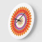 Rhythmic Euphoria clock Große Wanduhr (Winkel)