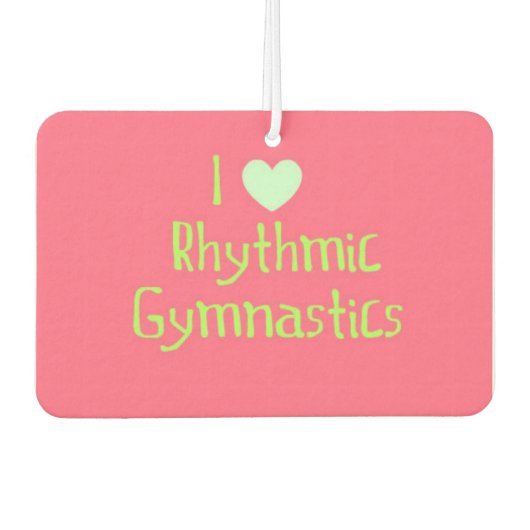 "Rhythmic Gymnastics" Auto-Lufterfrischer Autolufterfrischer (Vorderseite)
