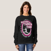 rhythmic gymnastics baton twirling retro for girl sweatshirt (Vorne ganz)