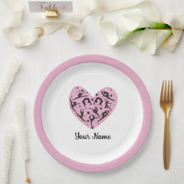 Rhythmic Gymnastics Birthday Party paper plate Pappteller