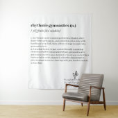 Rhythmic Gymnastics Definition Wandteppich (Beispiel)