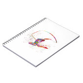 Rhythmic gymnastics in watercolor notizblock (Linke Seite)