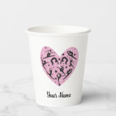 Rhythmic Gymnastics Travel Mug with Lid Pappbecher (Rückseite)