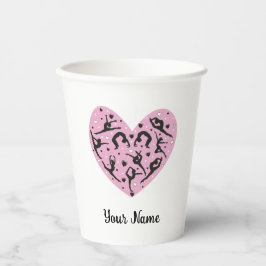 Rhythmic Gymnastics Travel Mug with Lid Pappbecher
