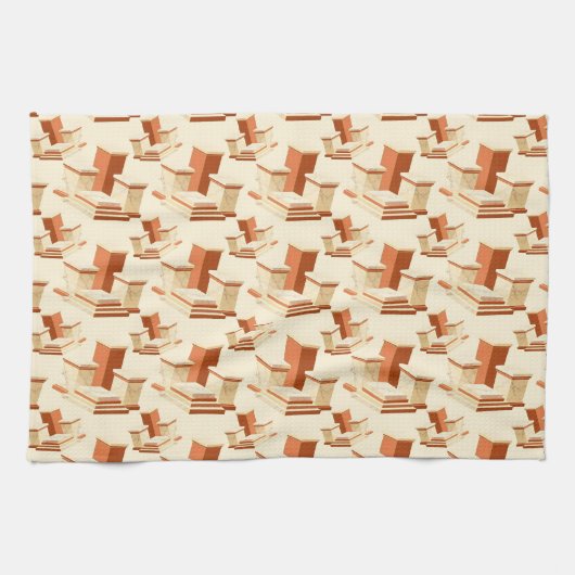 Rhythmic stack of marble pedestals and steps geschirrtuch (Horizontal)