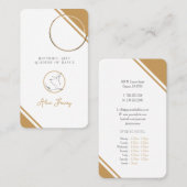 rhythmisch | Tanz Visitenkarte (Vorne/Hinten)