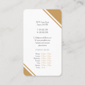 rhythmisch | Tanz Visitenkarte (Rückseite)