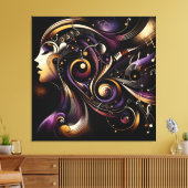 Rhythmische Essenz Leinwanddruck (Insitu (Wohnzimmer))