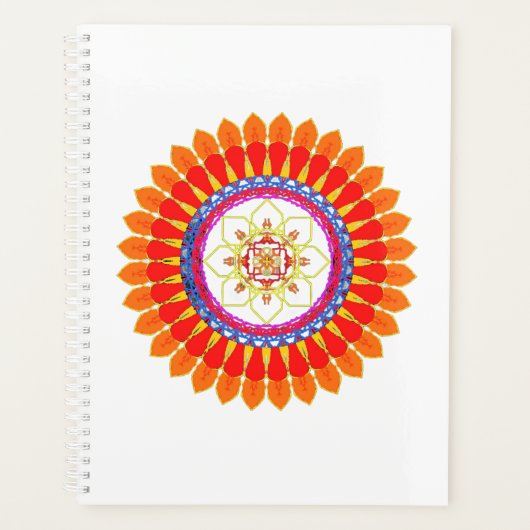 Rhythmische Euphorie-Mandala Planer (Vorderseite)