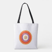 Rhythmische Euphorie-Mandala Tasche (Rückseite)