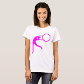 Rhythmische Gymnastik Abbildung: Magenta T-Shirt (Vorne ganz)