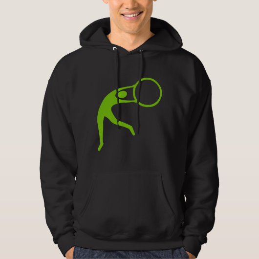 Rhythmische Gymnastik Abbildung: Mars Green Hoodie (Vorderseite)