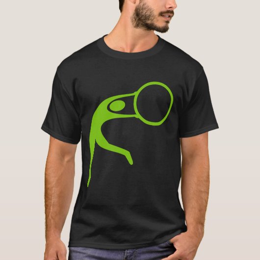 Rhythmische Gymnastik Abbildung: Mars Green T-Shirt (Vorderseite)
