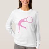 Rhythmische Gymnastik Abbildung: Rosa T-Shirt (Vorderseite)