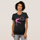 Rhythmische Gymnastik Abbildung: Rosa T-Shirt (Vorne ganz)
