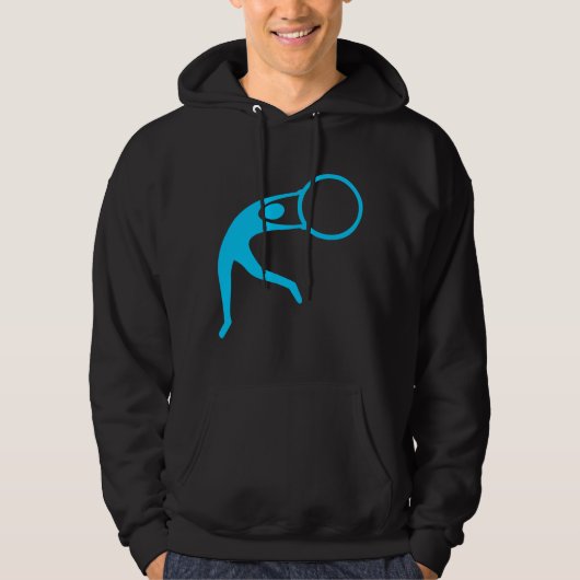 Rhythmische Gymnastik Abbildung: Sky Blue Hoodie (Vorderseite)