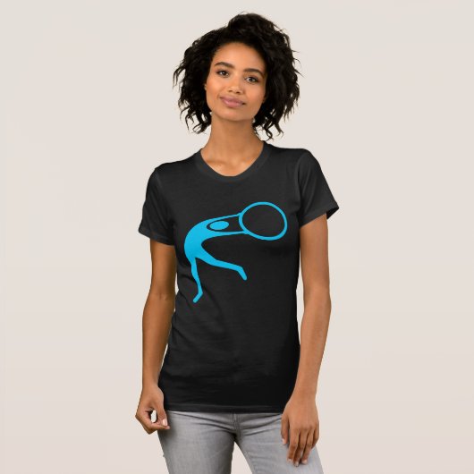 Rhythmische Gymnastik Abbildung: Sky Blue T-Shirt (Vorne ganz)