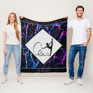 Rhythmische Gymnastik Abstrakt Fleece Blanket