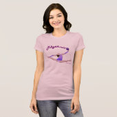 Rhythmische Gymnastik-Ball-aufgeteiltes T-Shirt (Vorne ganz)